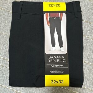 Brand new never worn Men’s banana republic pants, black size 32x32